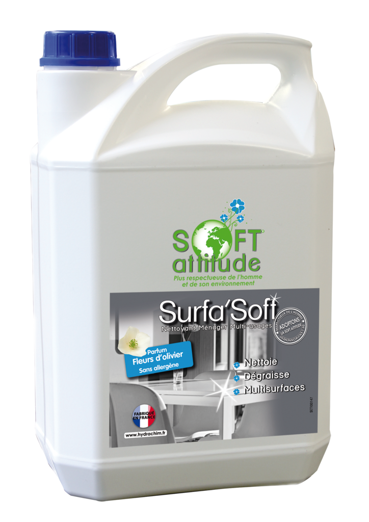 Nettoyant désinfectant bactéricide multi-surfaces - Pure'Soft - Hydrachim