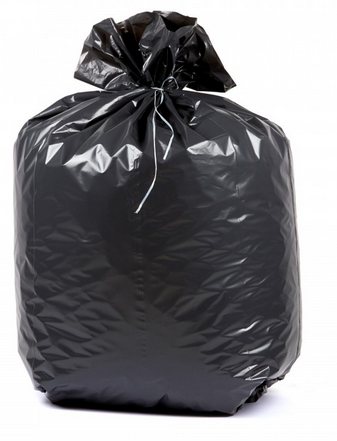 Sacs poubelle en plastique Moxie pour extérieur de 45 gallons noir (30/pqt)  35481