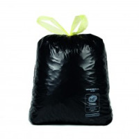 Sac poubelle déchets lourds soufflets noir - 150 L - 80x130 cm 75µ - 100  sacs